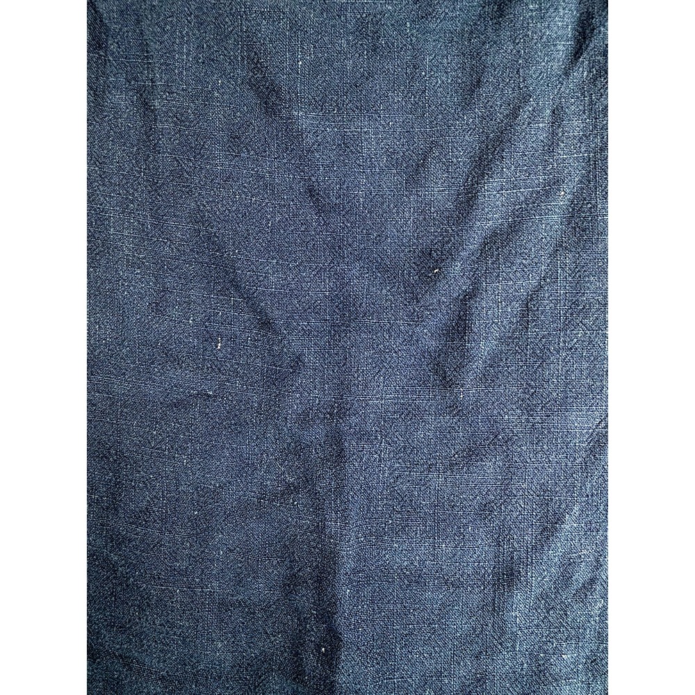 Z SUPPLY Charli Linen Top M Womens Navy Blue Square Neck Cropped Tank $68 - Picture 6 of 7